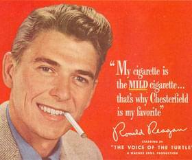 1948 ad featuring Ronald Reagan in Life Magazine